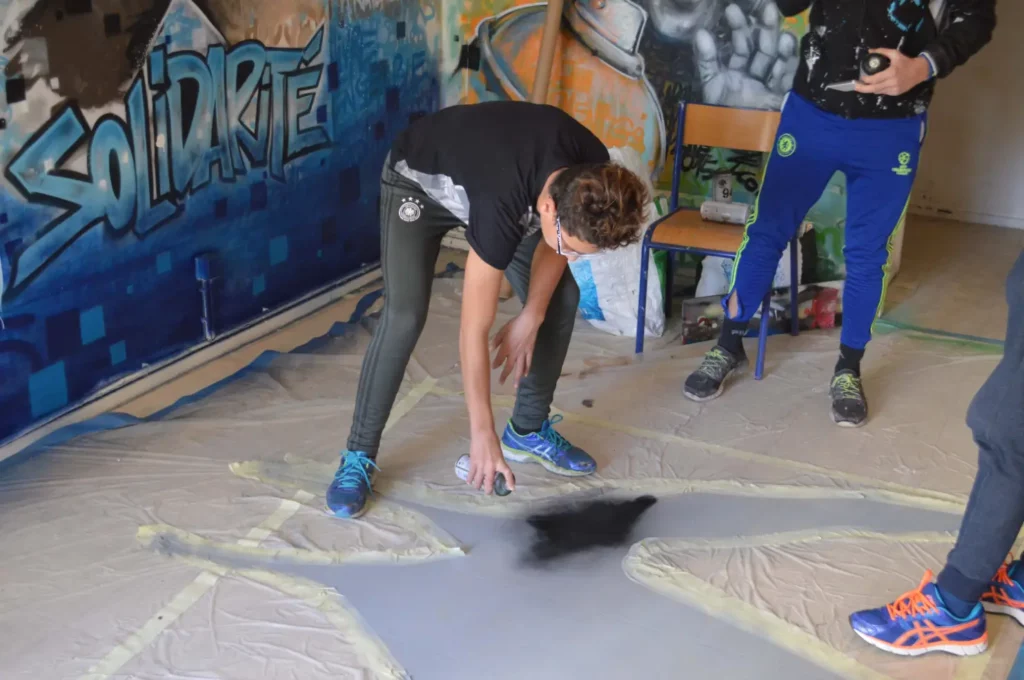Atelier dessin sur Angers avec Passerelle